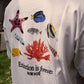 T-shirt oversize “Extinction is Forever” in cotone biologico