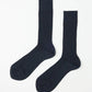 Calze eleganti in lana merino blu navy