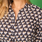 Camicia slim con stampa pinguini
