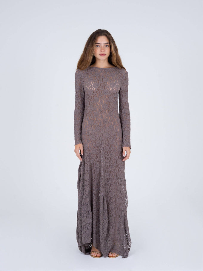 Abito maxi in pizzo Sunbeam