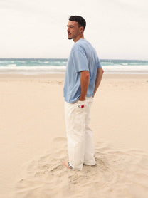 Pantaloni denim a pieghe Hope Heals