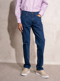 Jeans uomo in denim elasticizzato