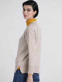 Maglione in maglia con scollo a V relaxed fit