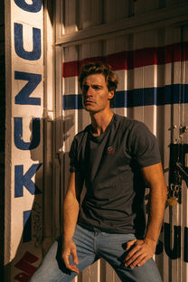 T-shirt Chamonix in cotone biologico con stampa