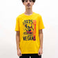 T-shirt Fighting Against Vegans con illustrazione Goldorak