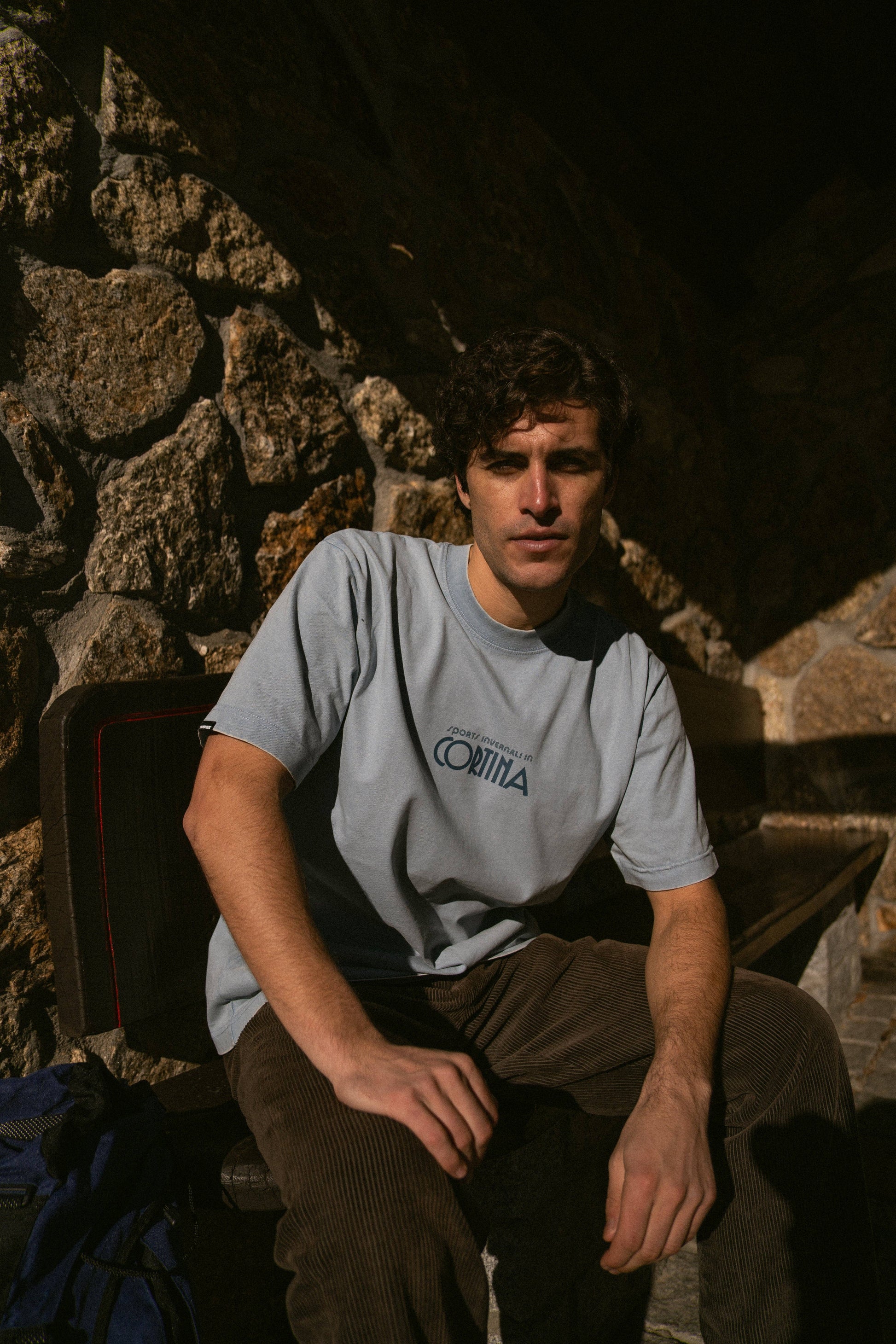 T-shirt oversize Cortina d’Ampezzo in cotone biologico