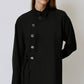 Camicia in crêpe asimmetrica con cintura