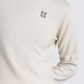 Maglione in lana e cashmere con logo ricamato
