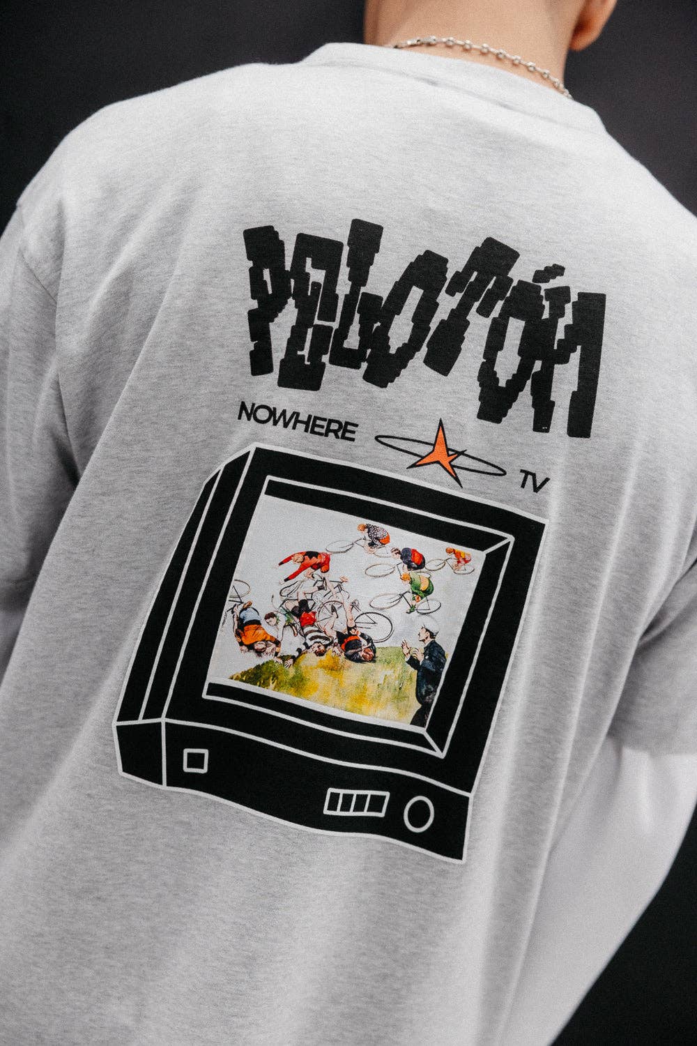 T-shirt Oversize Peloton in Cotone Biologico