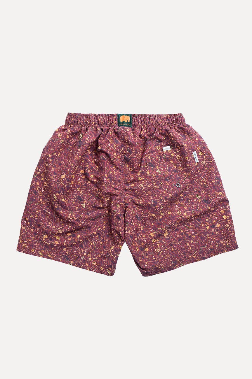 Costume da bagno Dogtown in SEAQUAL® YARN rosso