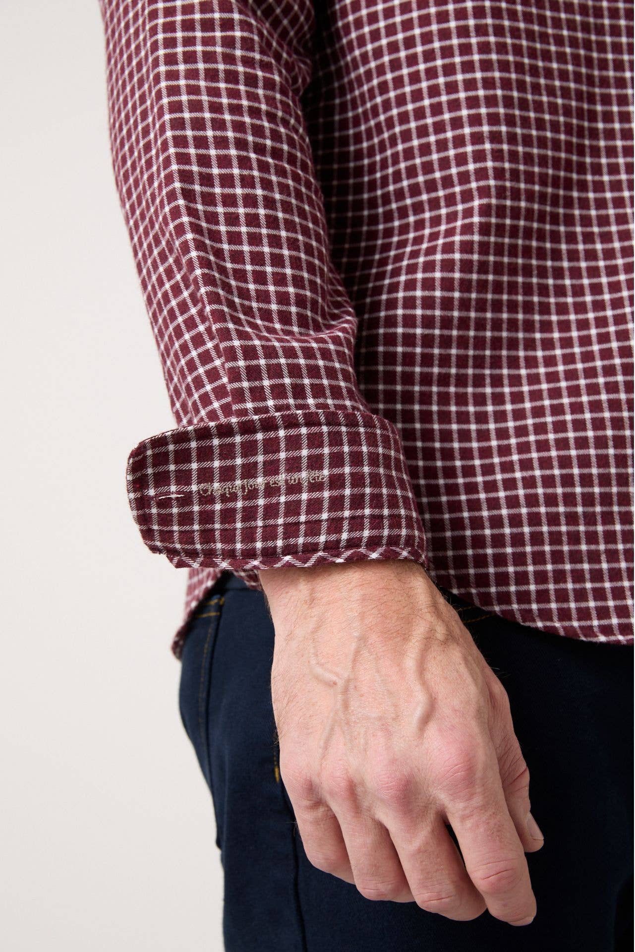 Camicia a quadri Tournoi Field in cotone