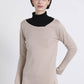 Maglia in Maglia con Scollo Laterale e Manica Lunga