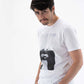 T-shirt unisex in cotone biologico con stampa fotografica auto