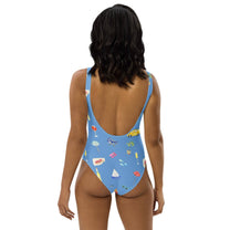Costume intero Capri con stampa estiva