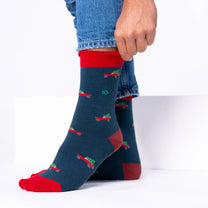 Calzini in cotone pettinato con fantasia Jeep