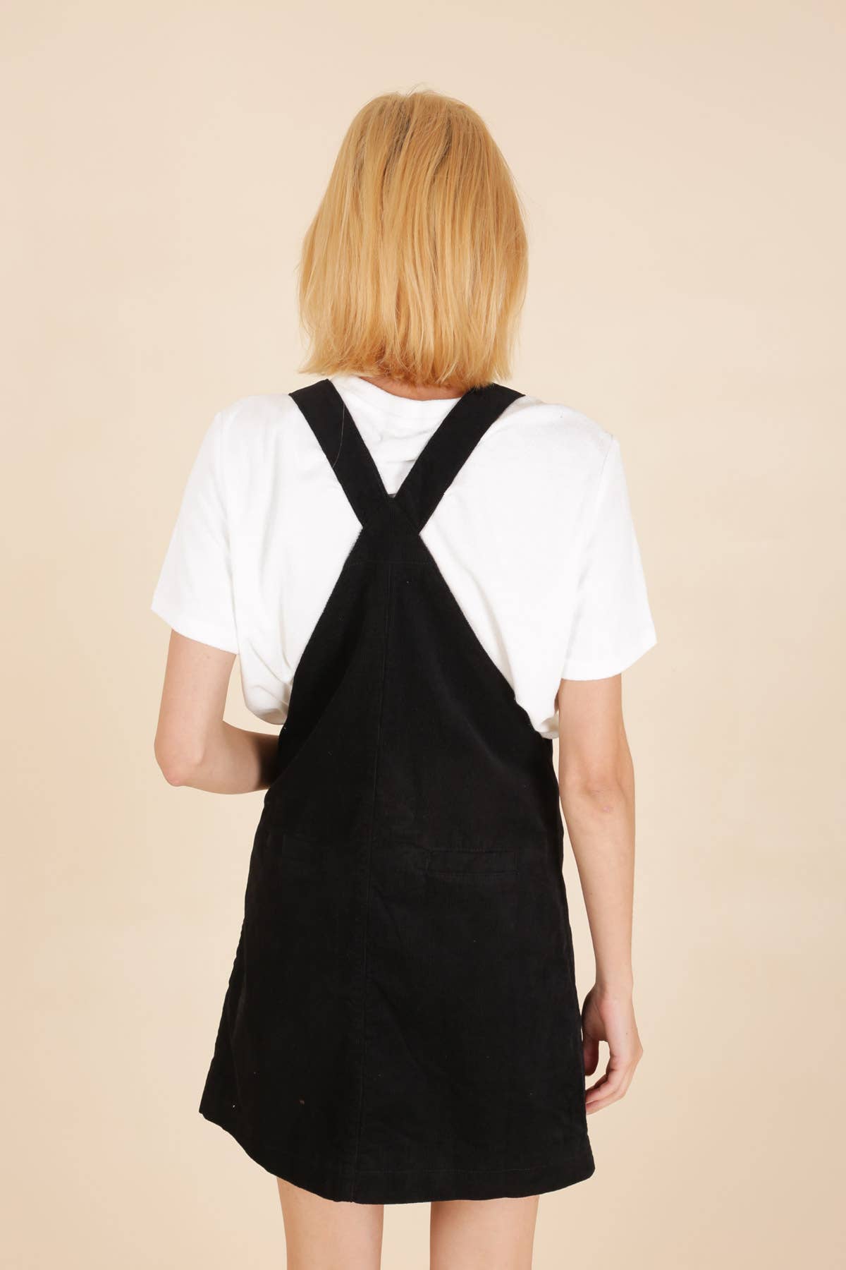 Abito salopette Dharan in velluto a coste