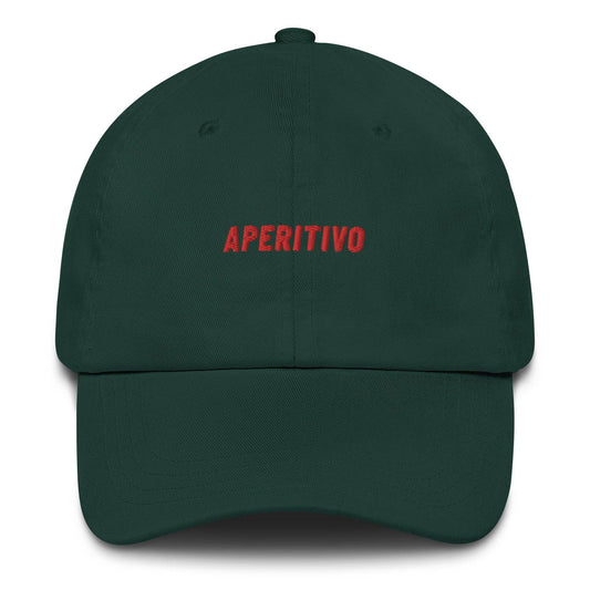 Cappellino da baseball Aperitivo ricamato in cotone