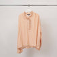 Camicia romantica con collo alto in pizzo