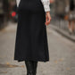 Gonna in maglia midi a vita elastica