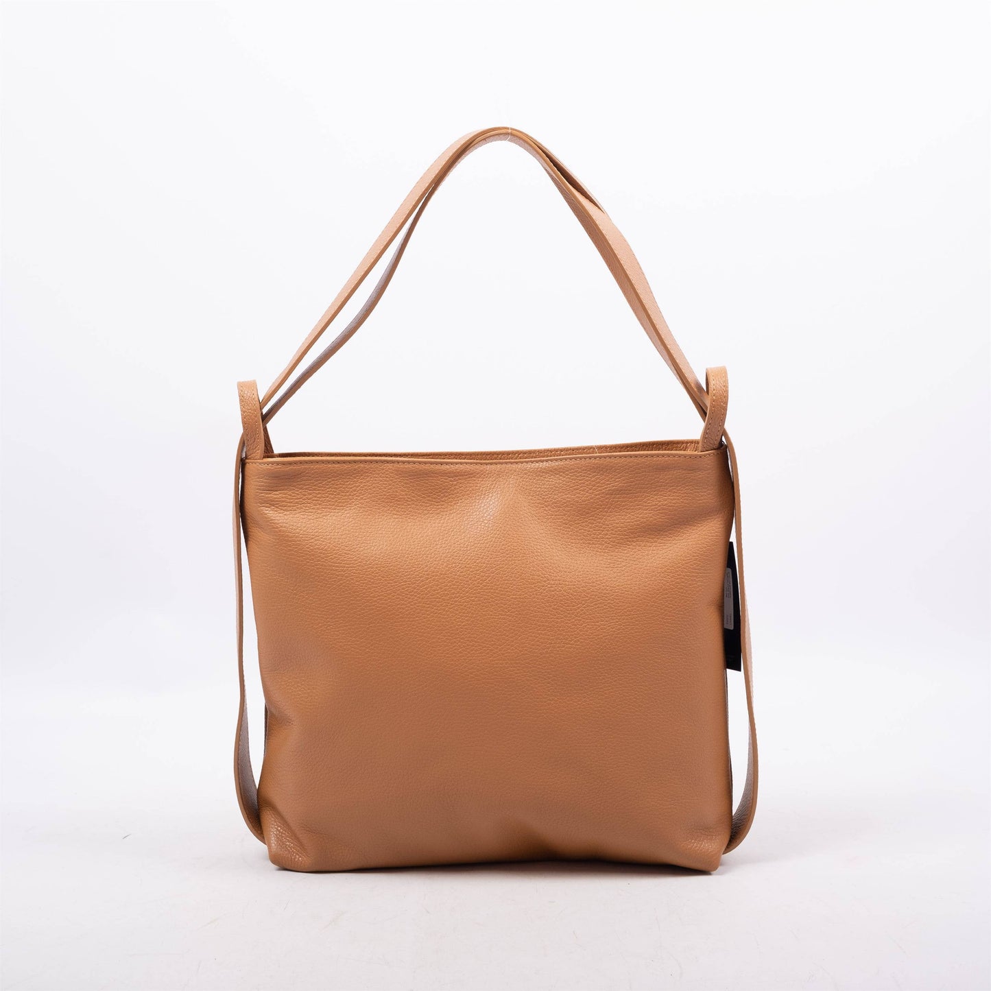 Borsa in pelle convertibile a spalla e zaino