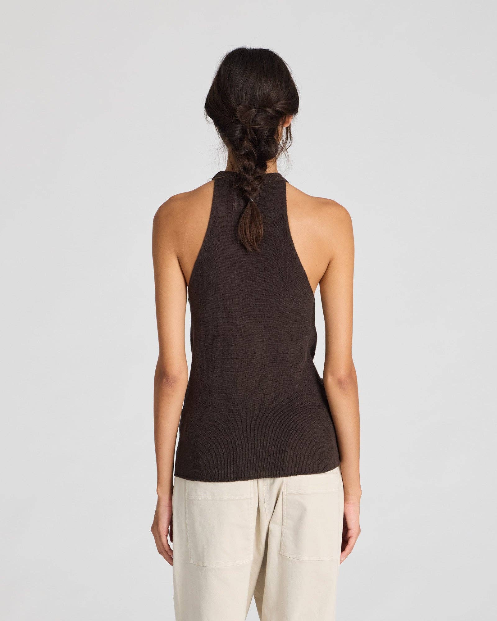 Top in maglia Lulu in cotone biologico