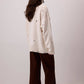 Maglione in maglia effetto vintage con dettagli distressed
