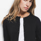 Cardigan in maglia rasata con bottoni