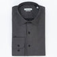 Camicia elegante grigia slim fit in cotone biologico