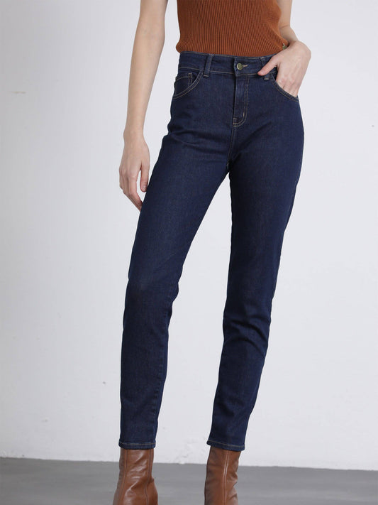 Jeans donna Ganga relaxed fit in cotone stretch
