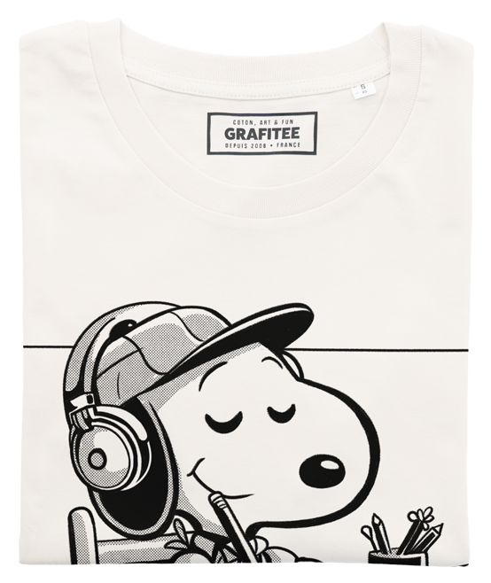 T-shirt unisex Lofi Dog Radio in cotone biologico GOTS