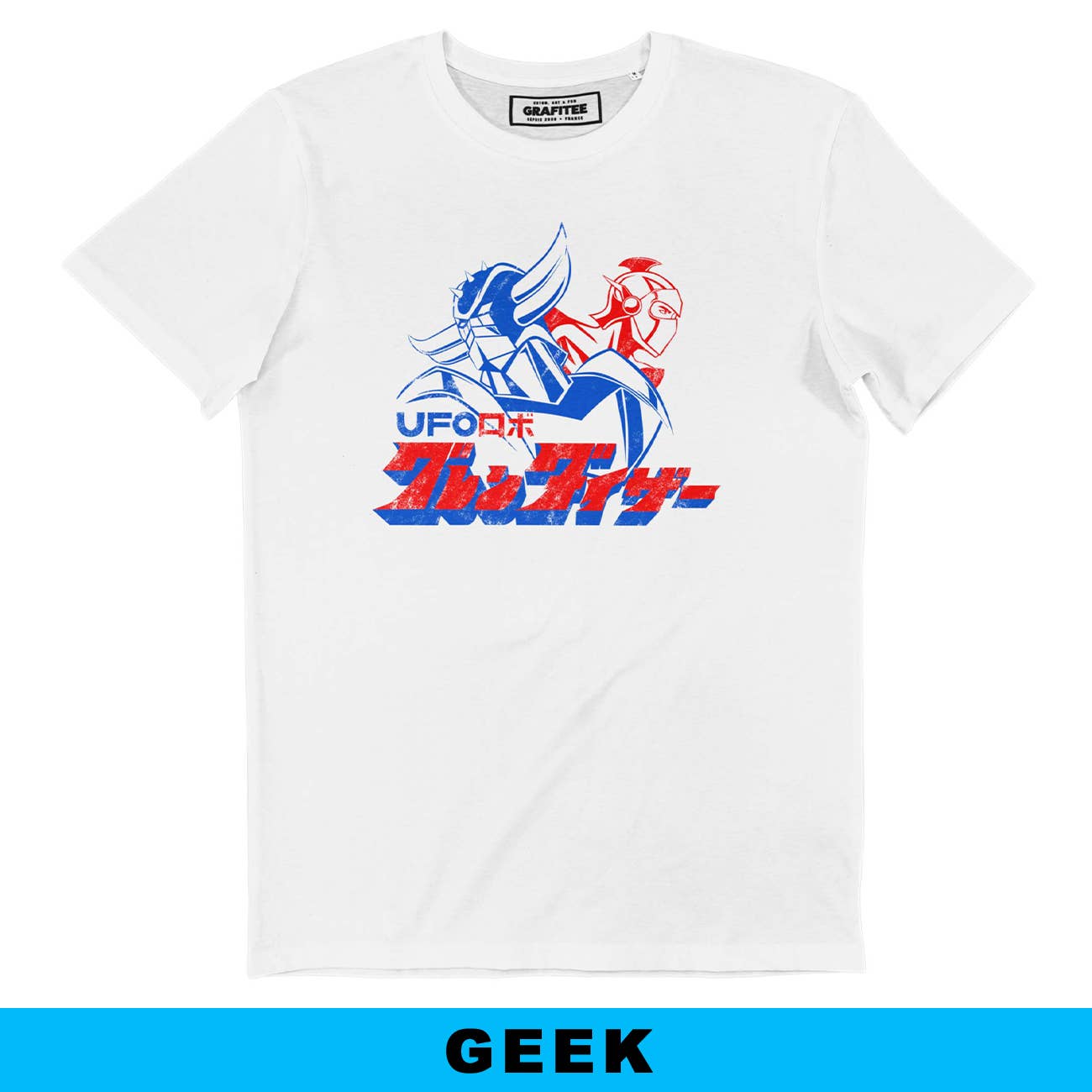 T-shirt unisex Actarus con grafica manga giapponese