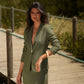 Blazer in lino misto rayon