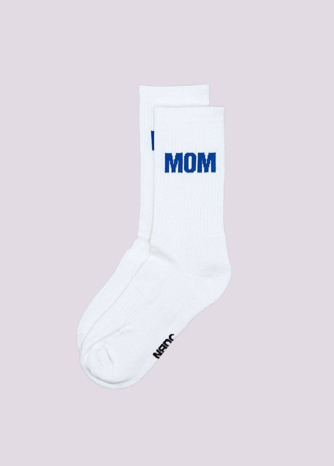 Calzini Mom blu in cotone biologico