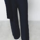 Pantaloni larghi in maglia con dettagli crochet