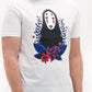 T-shirt Spirit Companion con stampa anime in cotone biologico