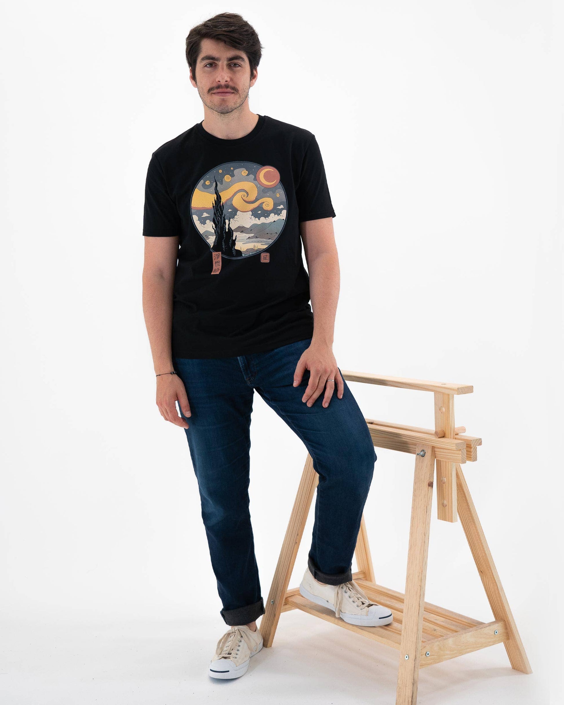T-shirt La Notte Stellata in cotone biologico