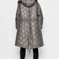 Parka oversize trapuntato con cappuccio staccabile