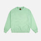 Felpa oversize essenziale pigmentata da donna color acquamarina polverosa