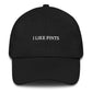 Cappellino da baseball ricamato “I Like Pints”