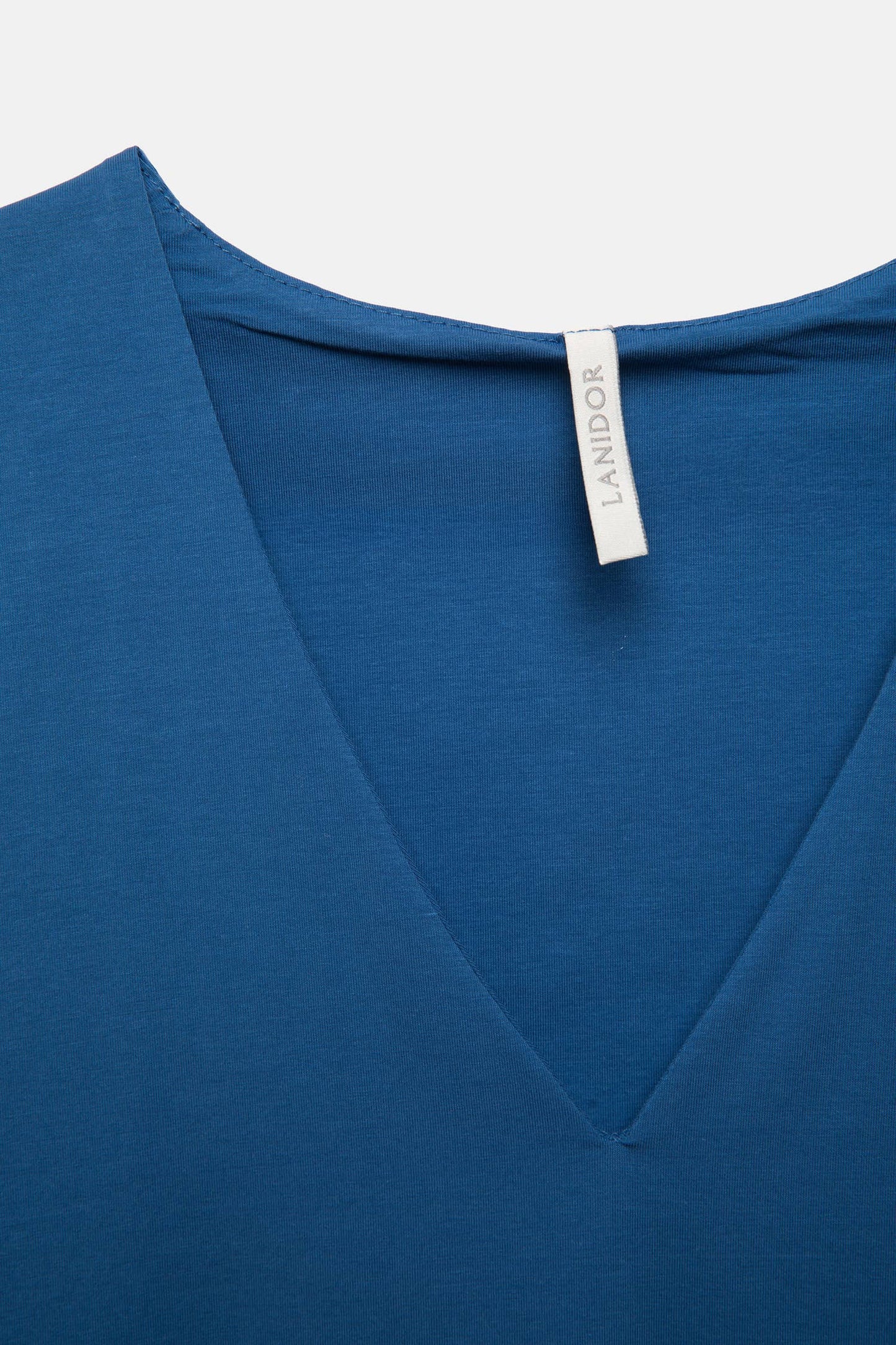 Top basic senza maniche con scollo a V
