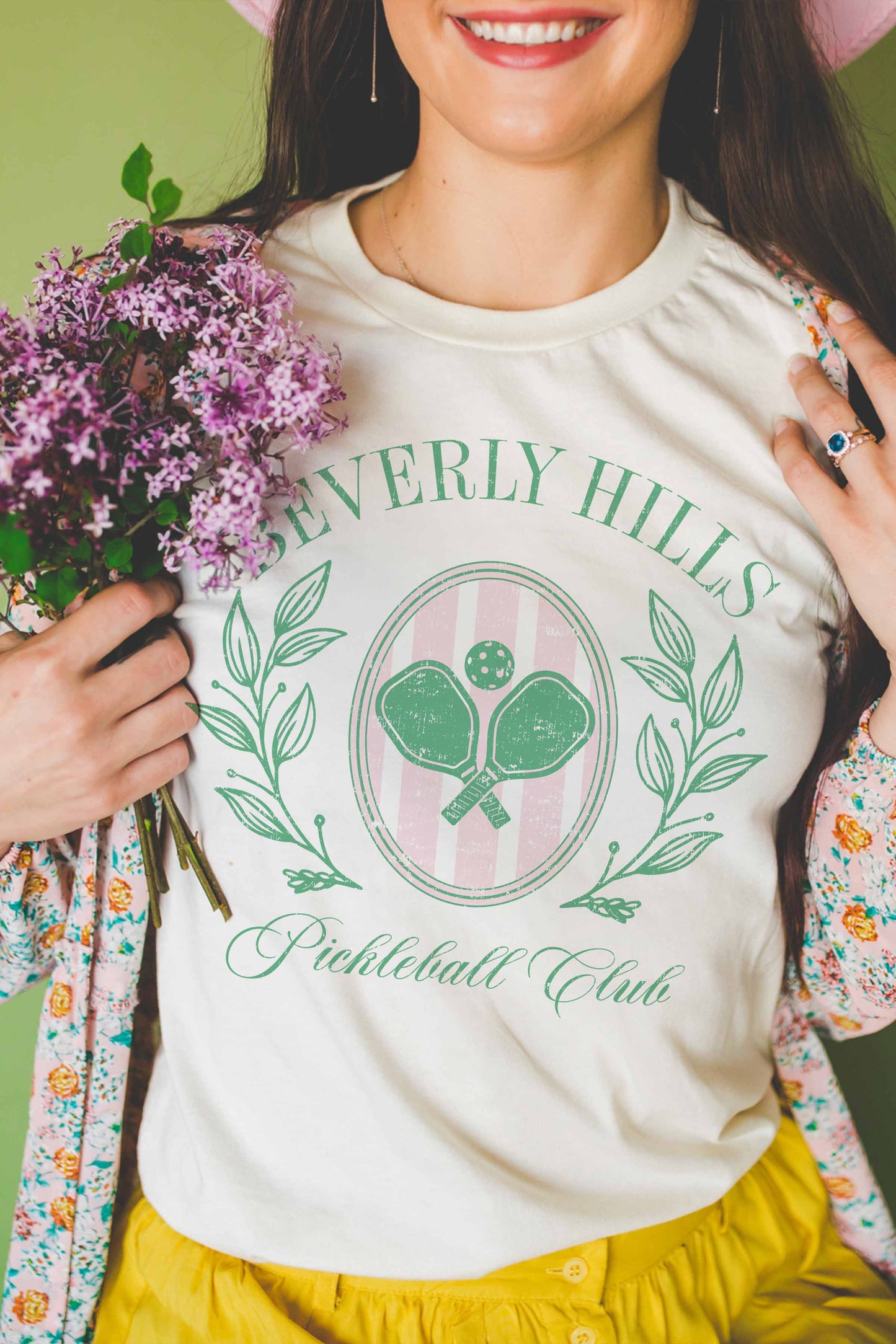 T-shirt grafica Beverly Hills Pickleball Club