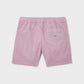 Shorts in velluto di cotone biologico color Parma