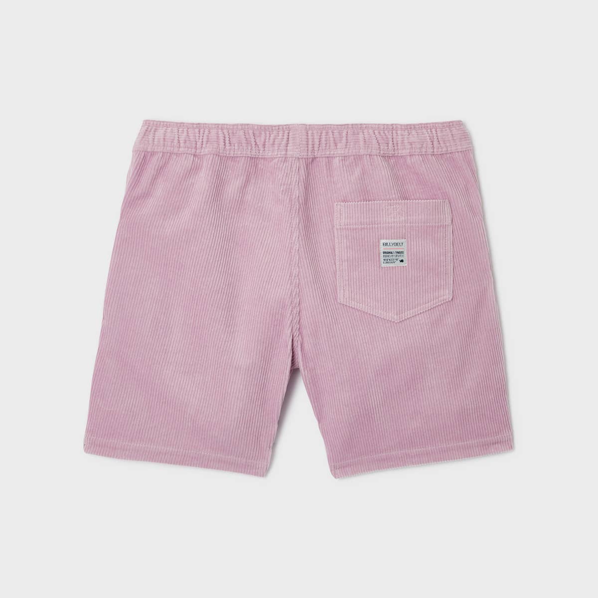 Shorts in velluto di cotone biologico color Parma