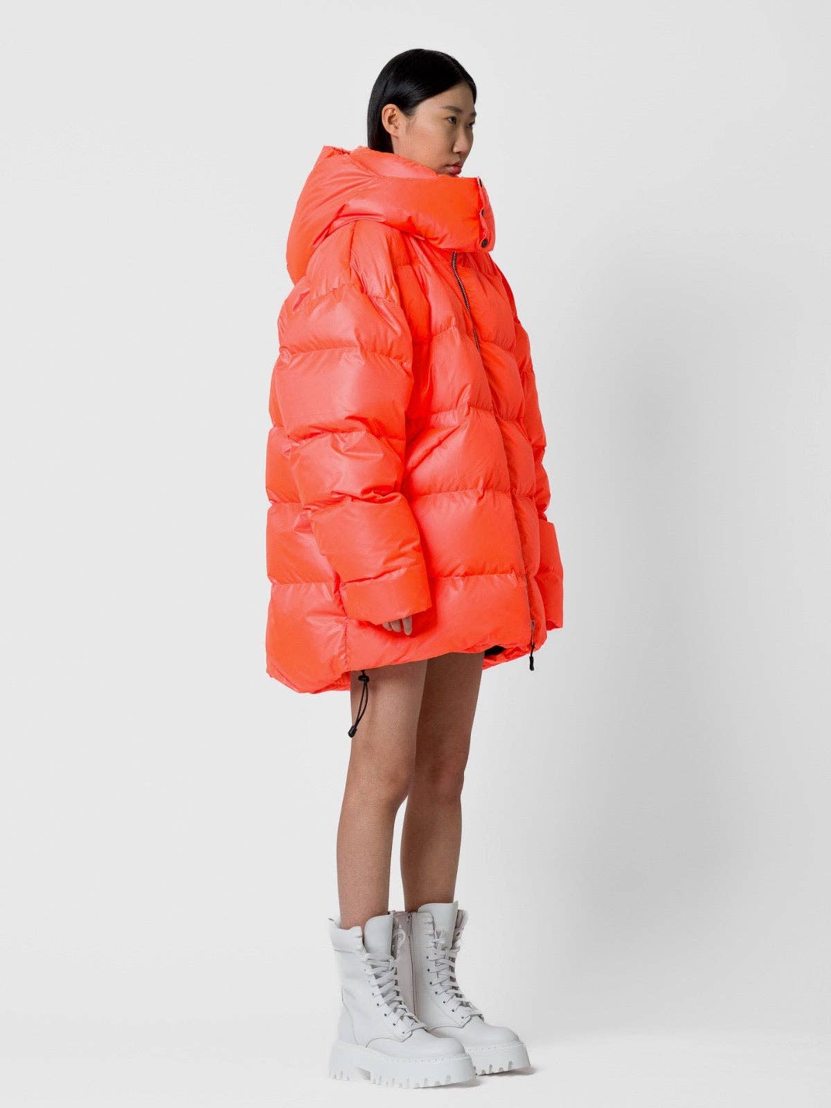 Parka oversize con cappuccio rimovibile