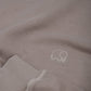 Maglione pesante in cotone biologico tinto a pigmento grigio