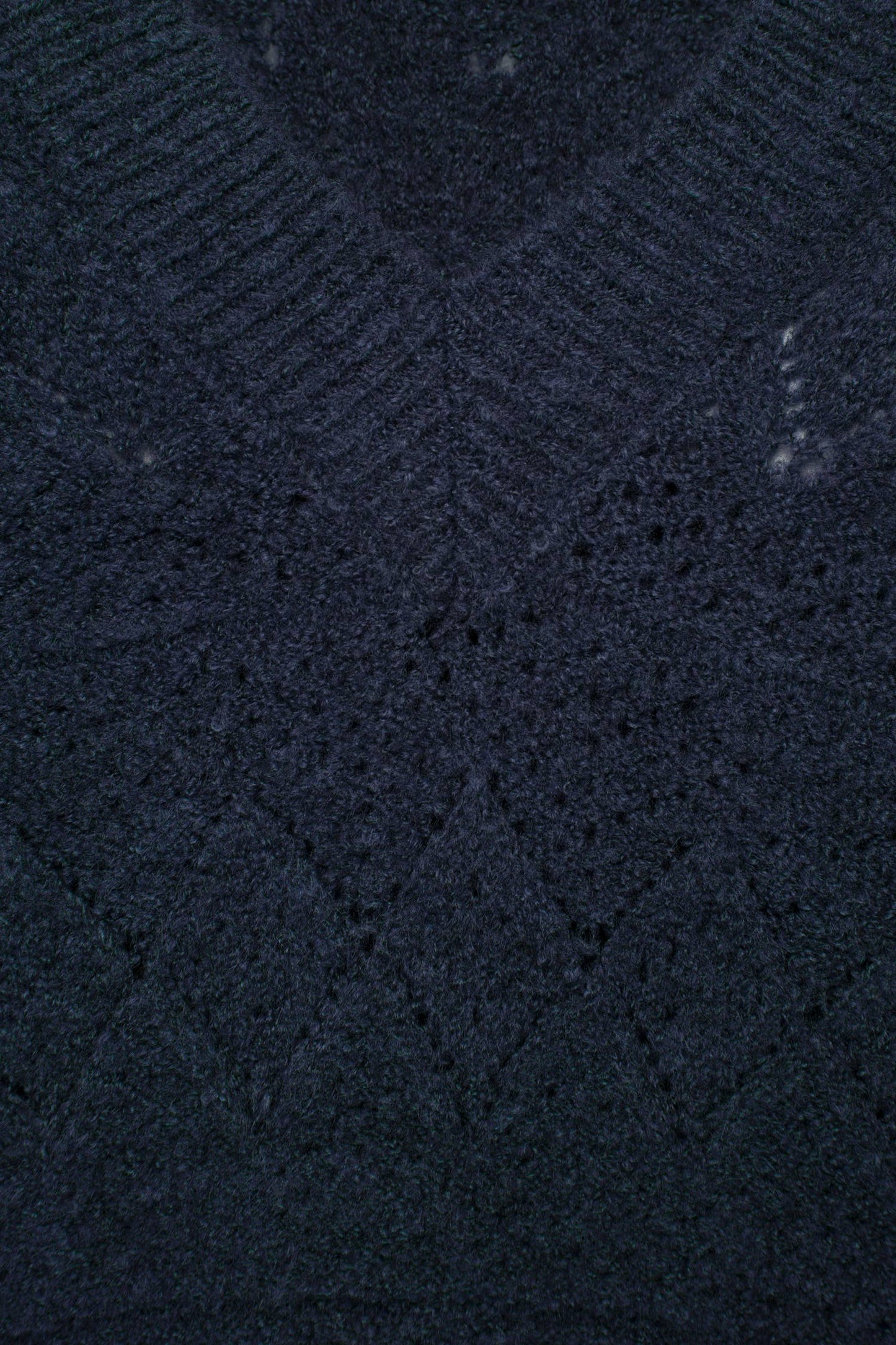 Maglione in maglia strutturata con scollo a V