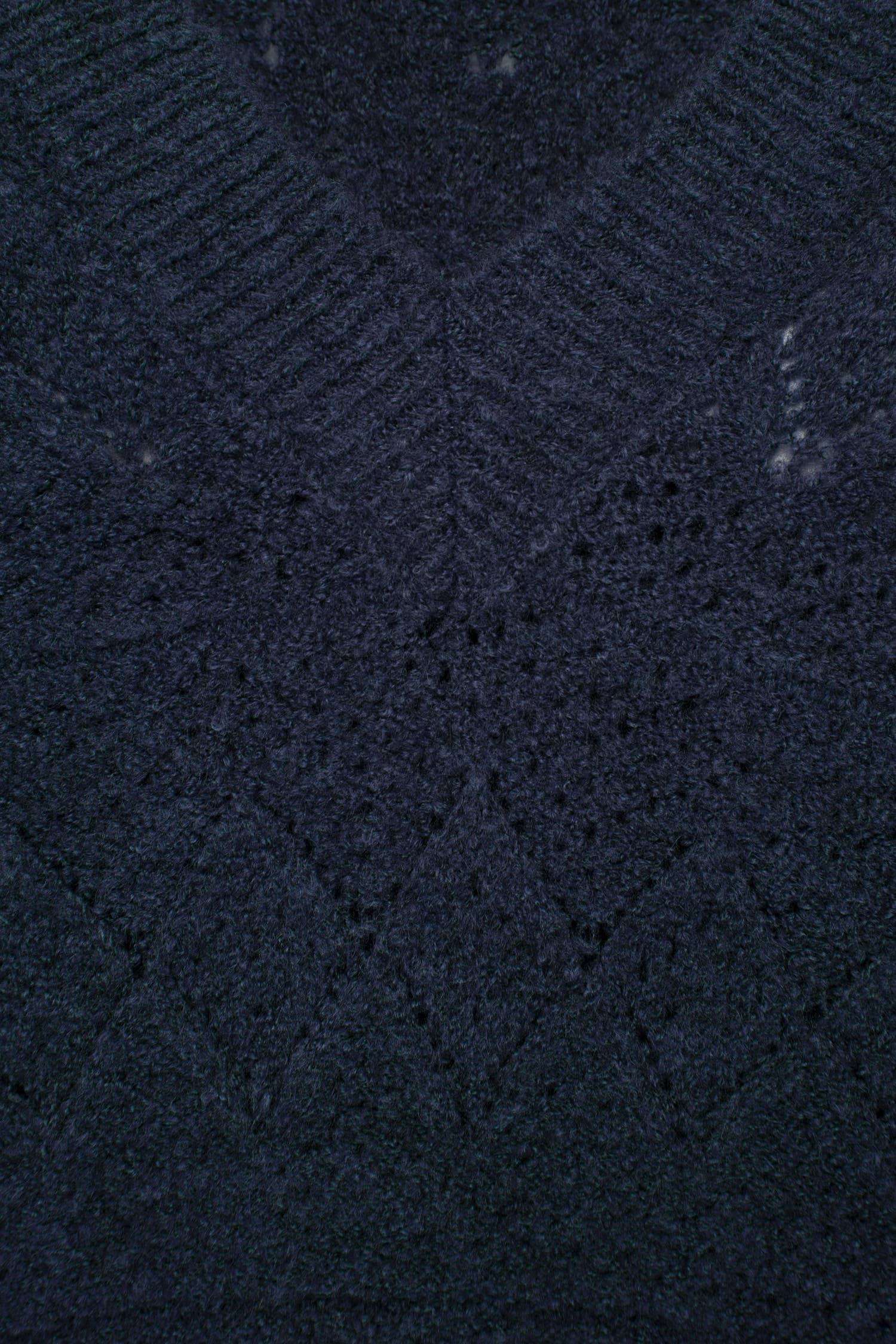 Maglione in maglia strutturata con scollo a V