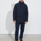 Cappotto imbottito in poliestere con collo interno in eco-pelliccia