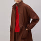 Giacca con zip e collo dritto
