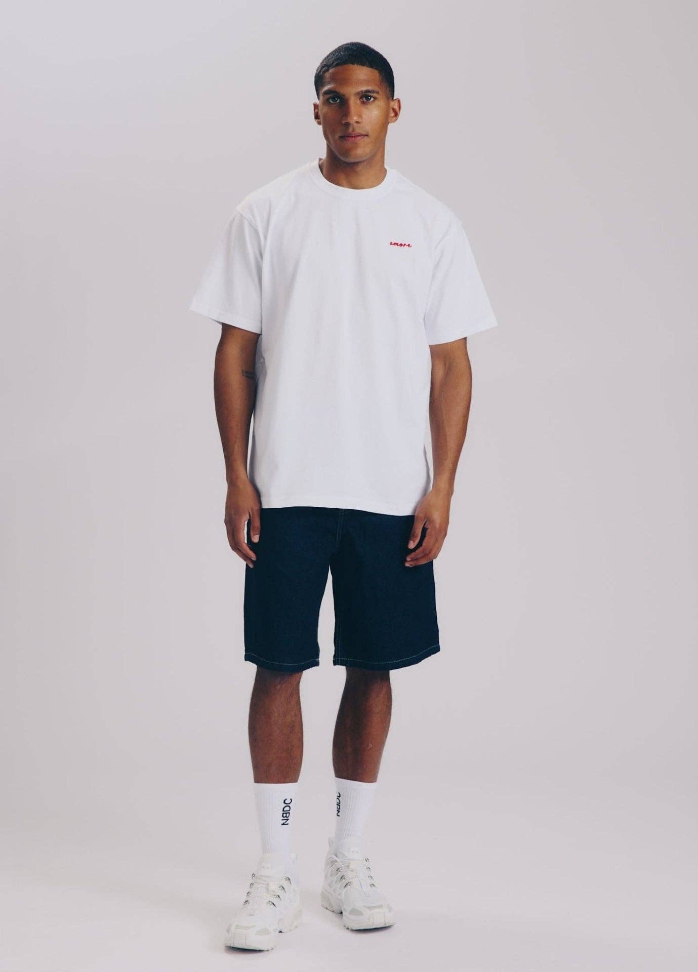 T-shirt Amore in cotone con ricamo